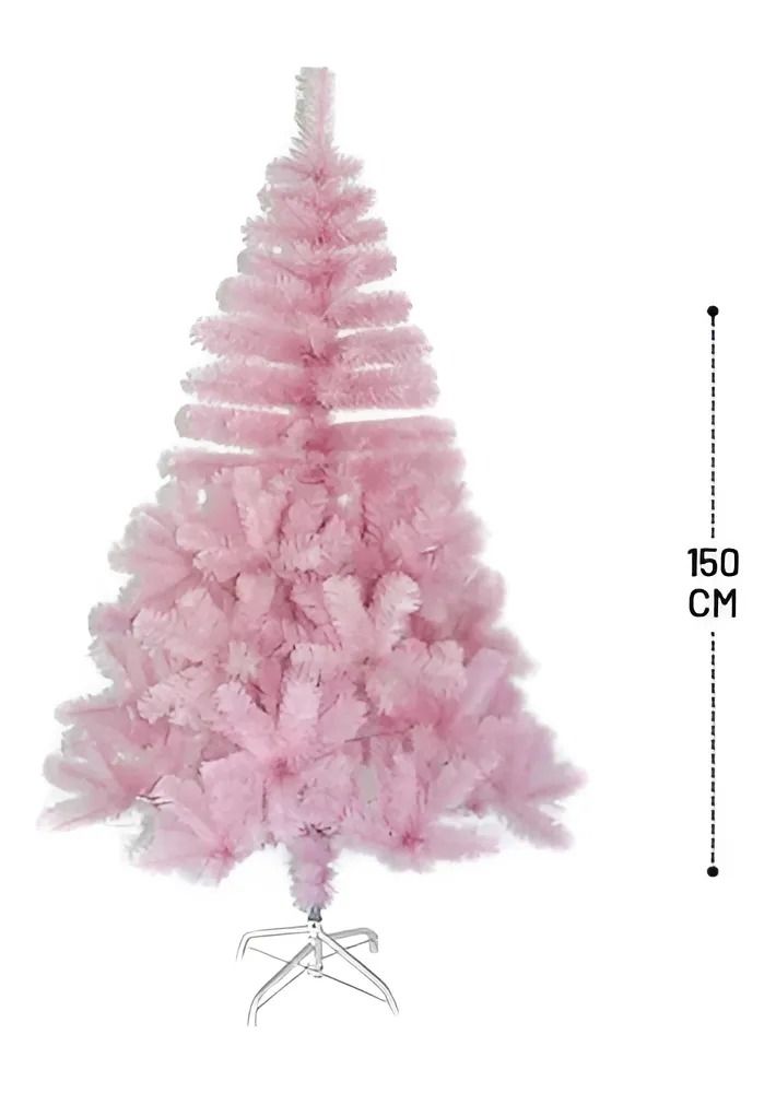 ARVORE NATAL 1,50M ROSA 320G